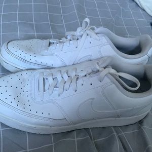 Nike shoes, used and probably size 11-12 I don’t need them